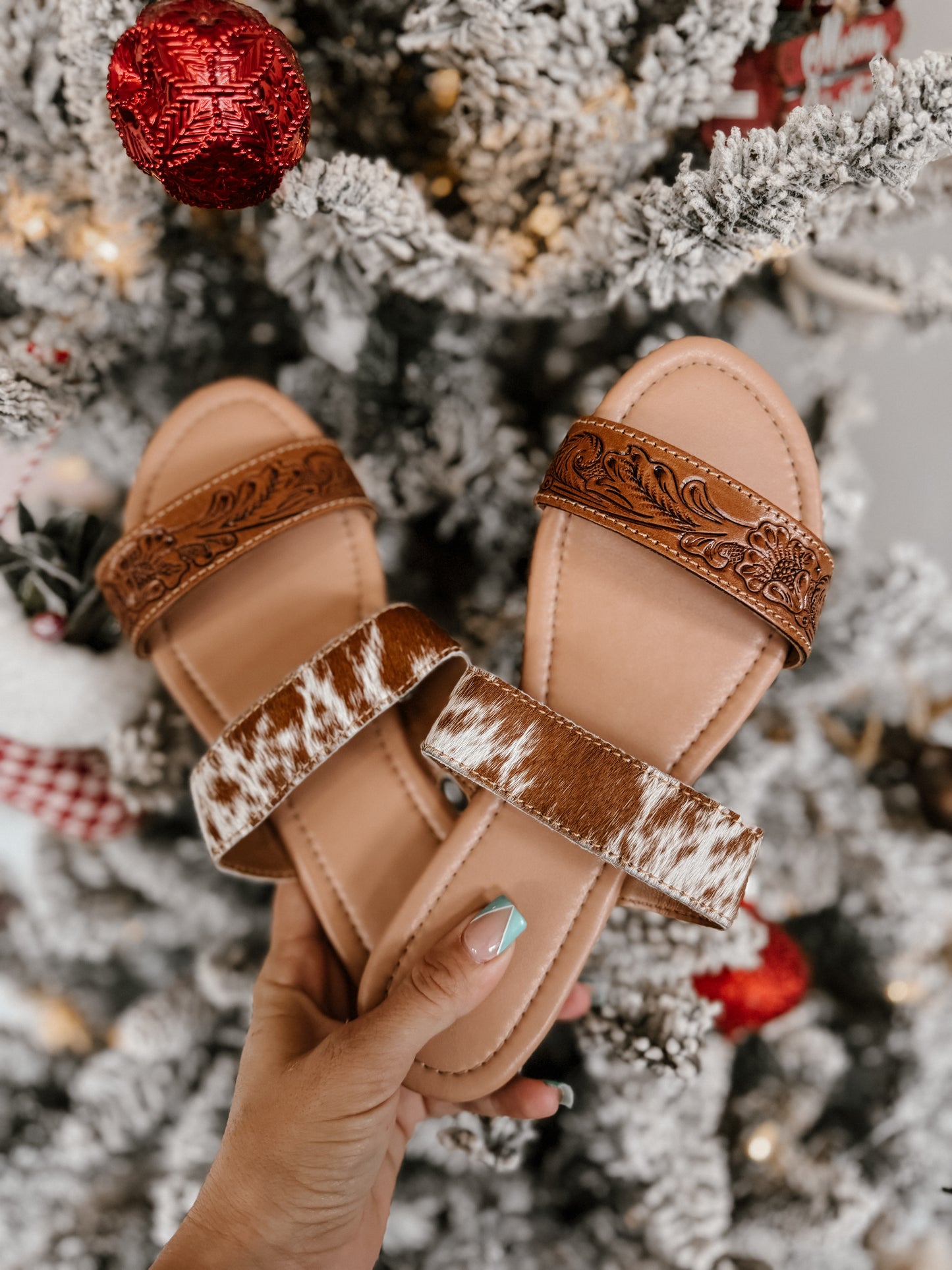 The Lena Trail Hide Sandals
