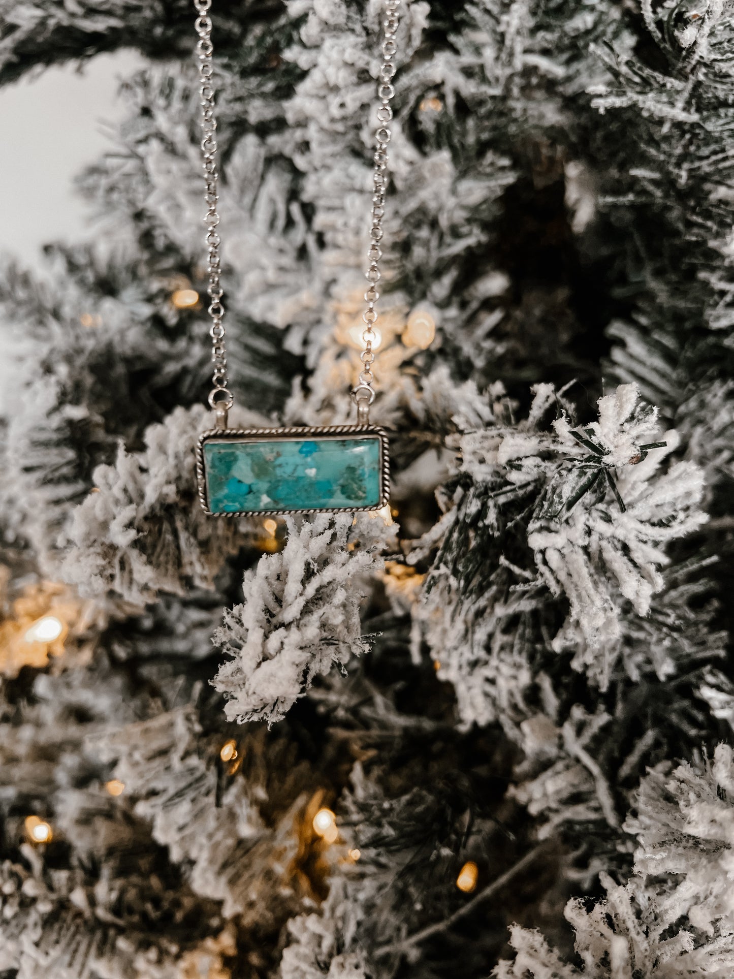 Authentic Turquoise Bar Necklace
