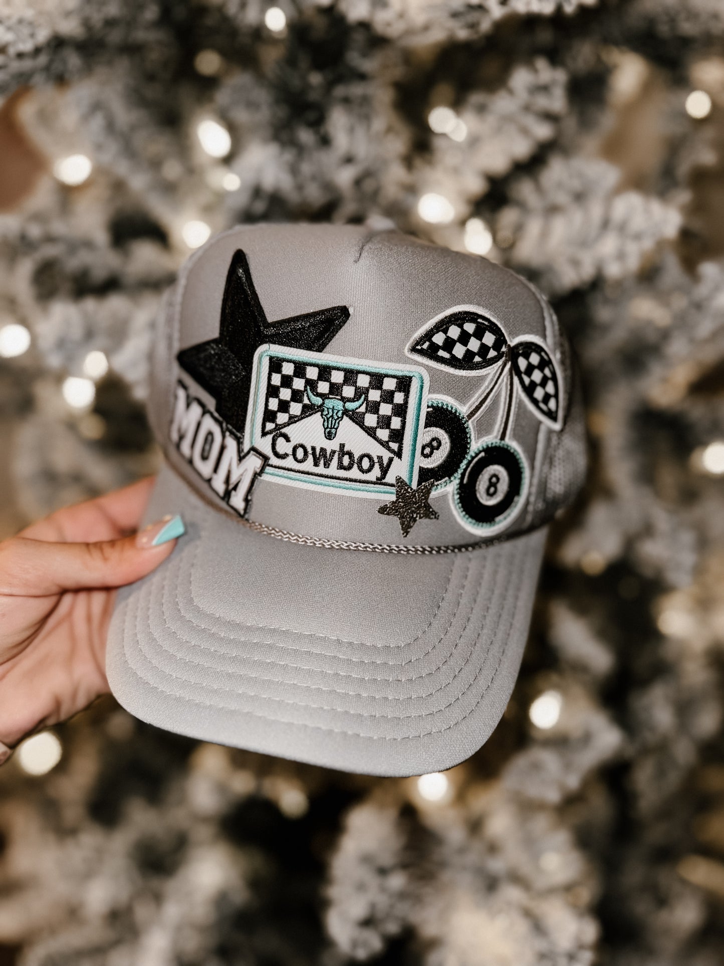 Mom 8 Ball Trucker Cap