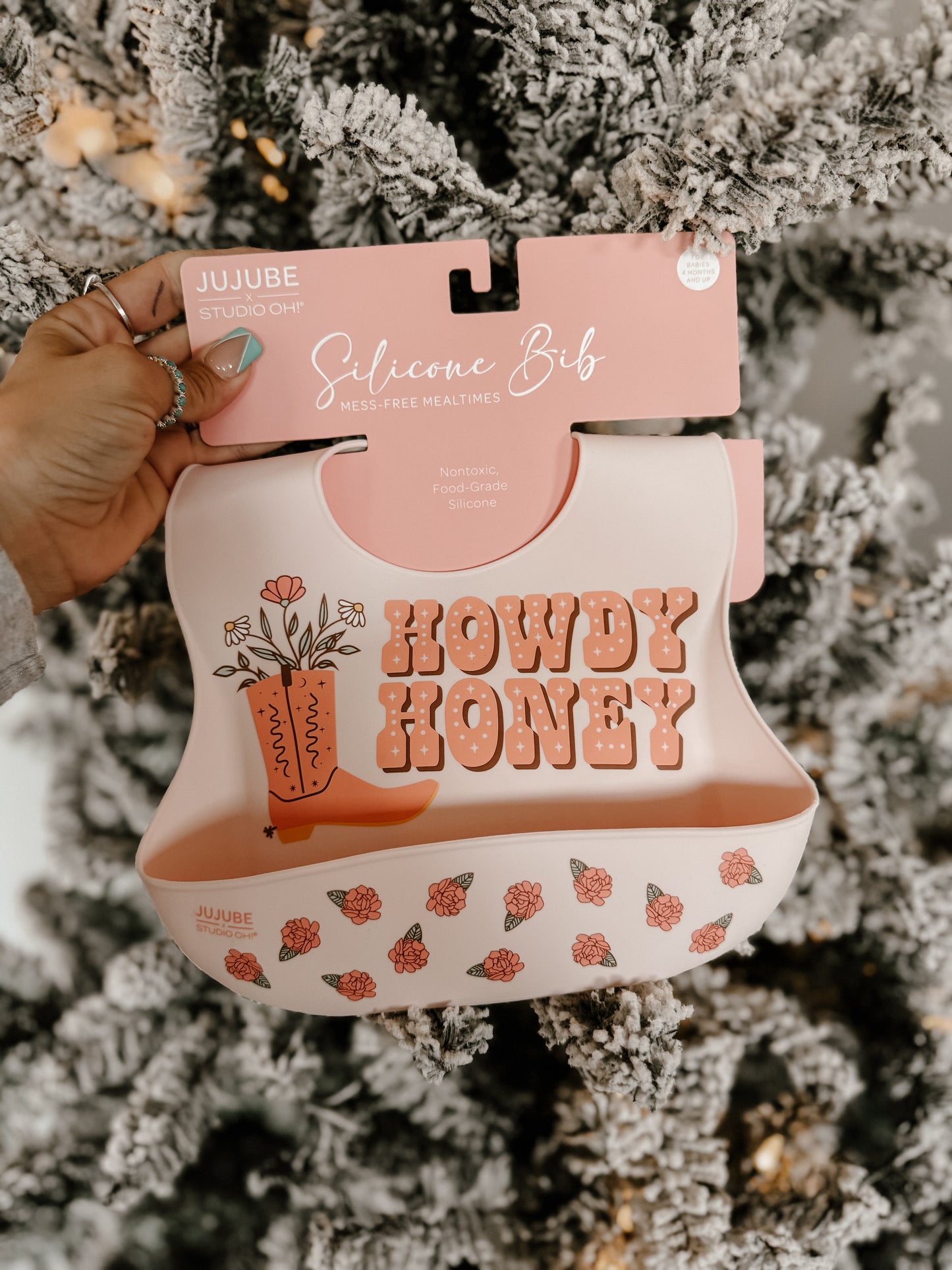 Bloomin' Silicone Bib