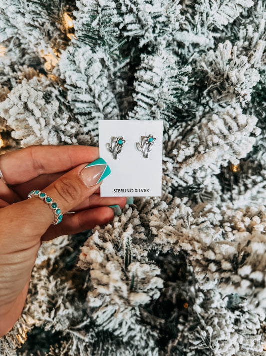 Kingman Cactus Earrings