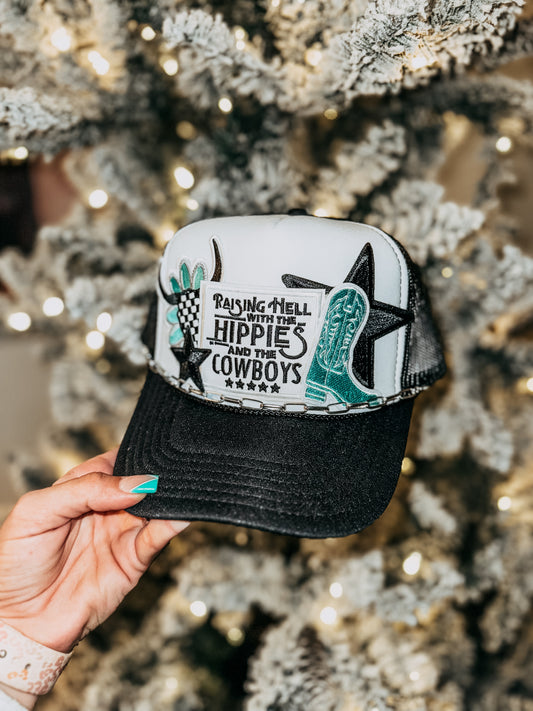 Hippies & Cowboys Trucker Cap