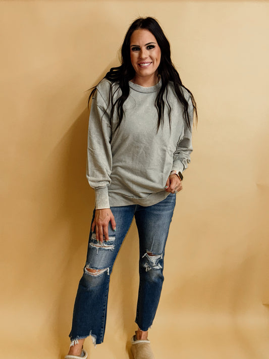 Dallas Sweatshirt (Faded Grey)
