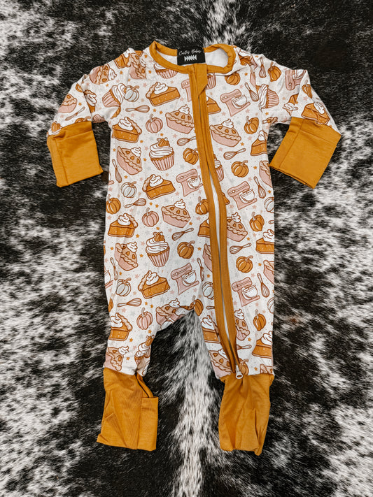 Fall Bamboo Zippie [Pumpkin Pie]