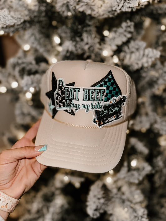 Eat Beef Trucker Cap