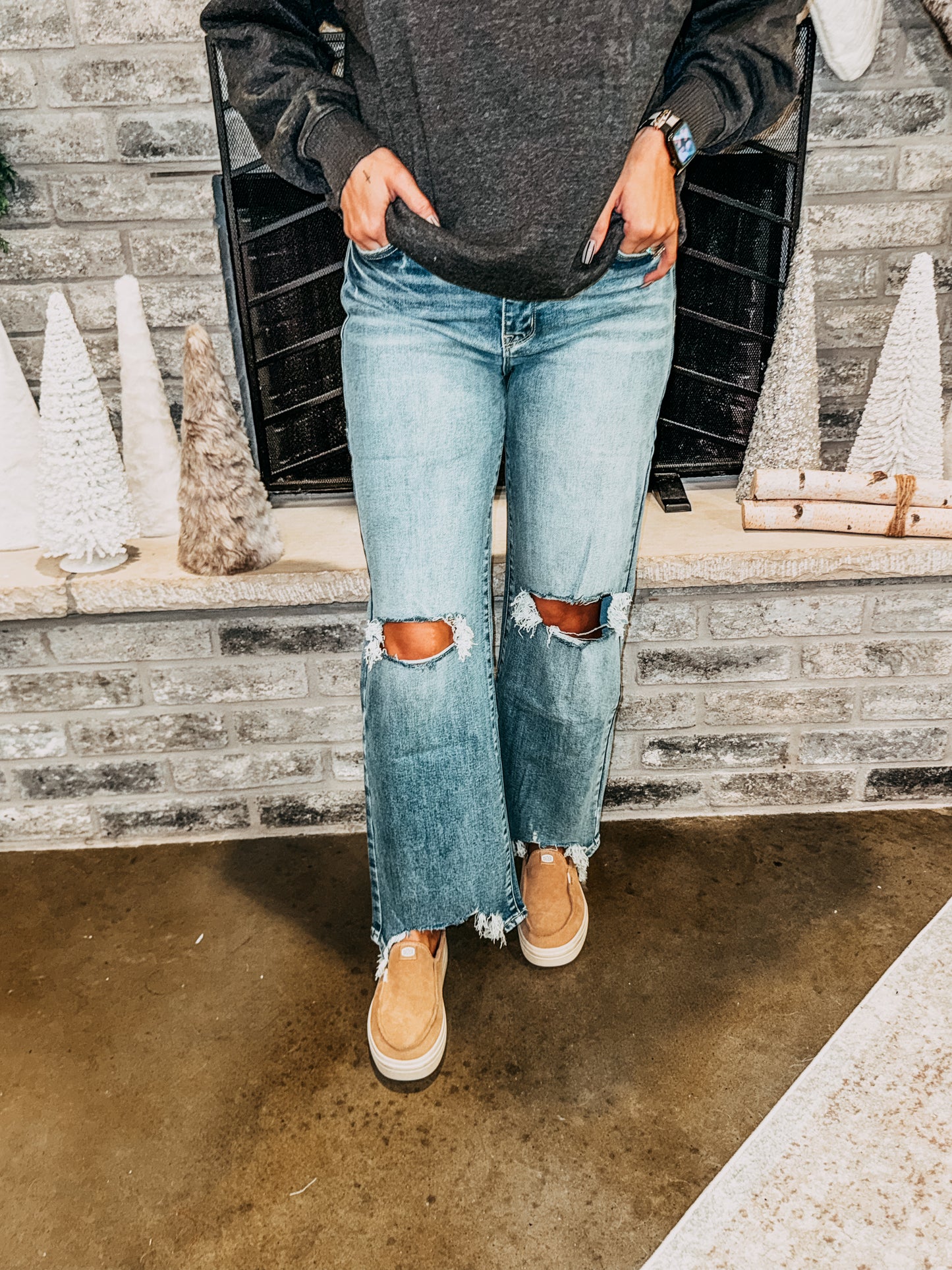 Blake High Rise Wide Leg Denim