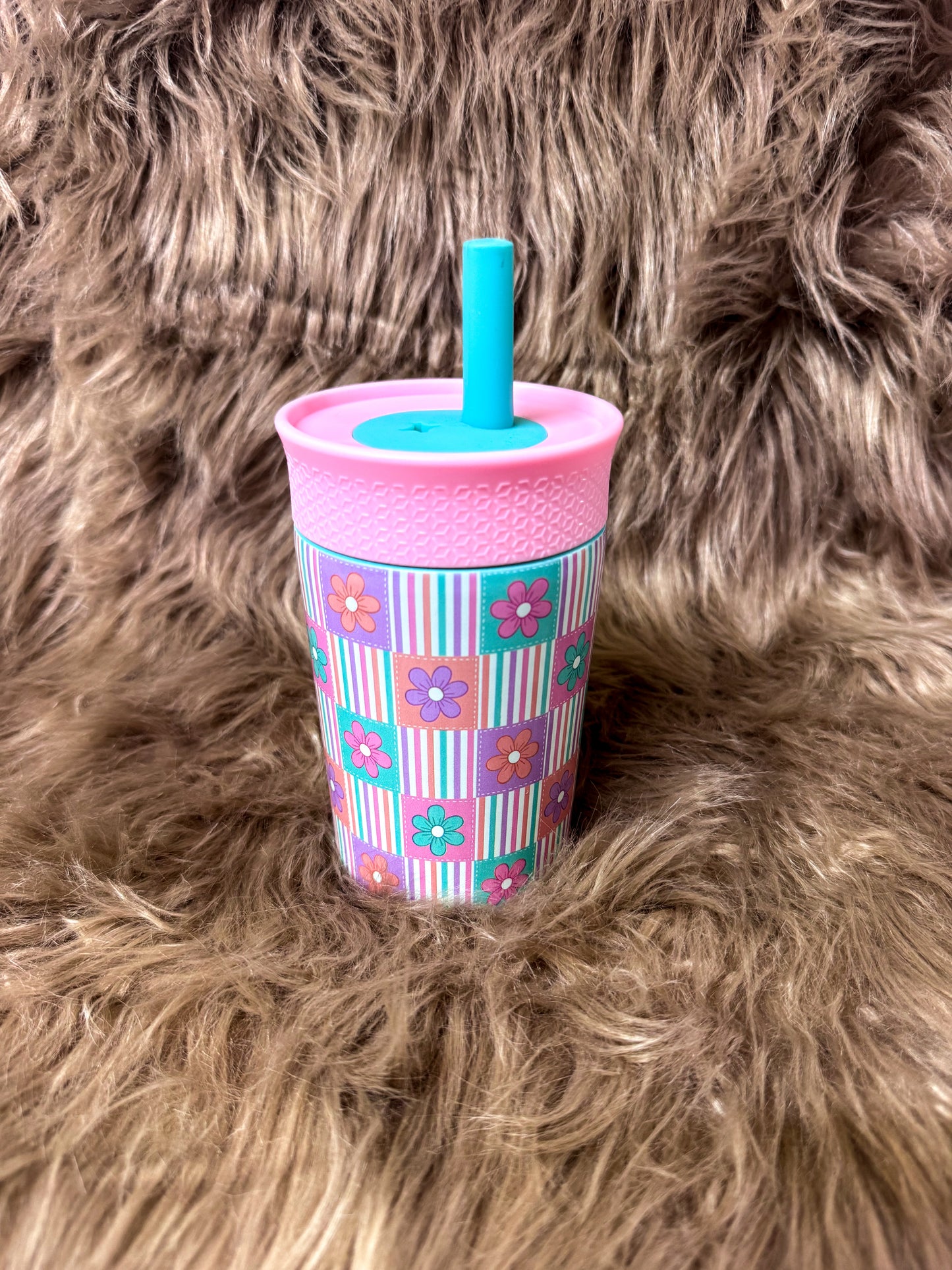 Cowkid Tumbler [Floral Plaid]