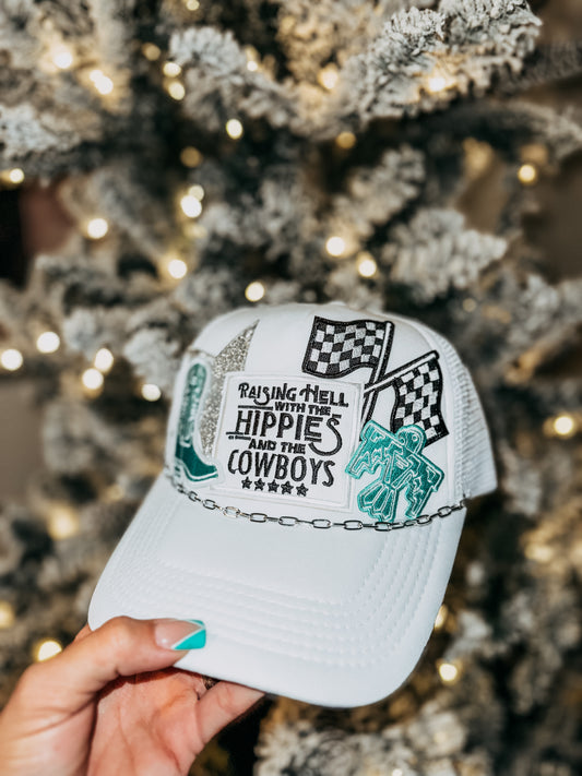 Hippies & Cowboys Trucker Cap