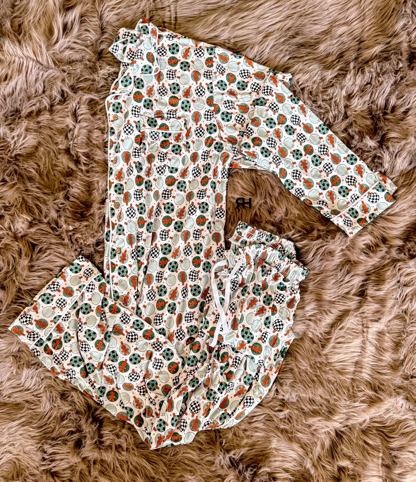 Christmas Jammies **LUXE ADULT BUTTON UP**