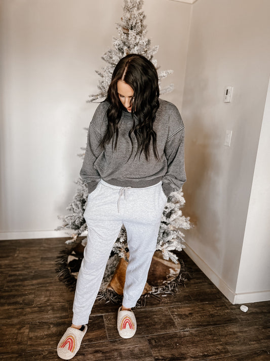 Comfy Cozy Sweats [Grey]