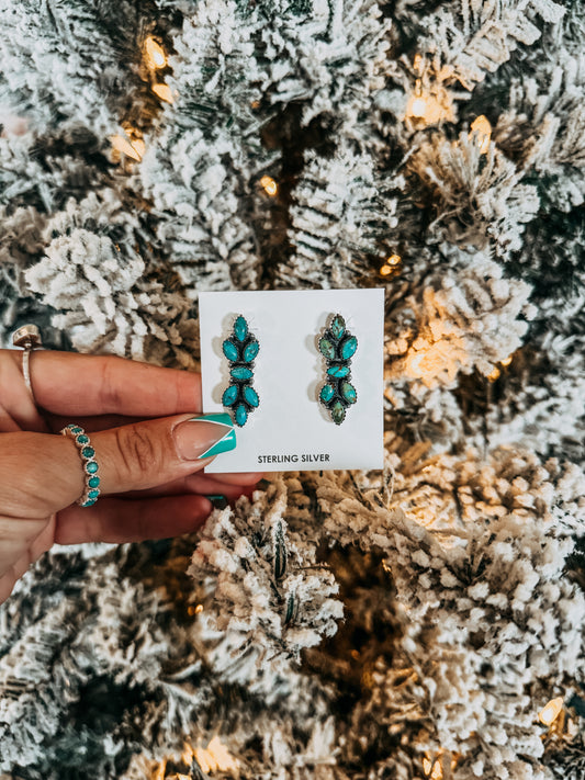 Kingman Cutie Turquoise Earrings