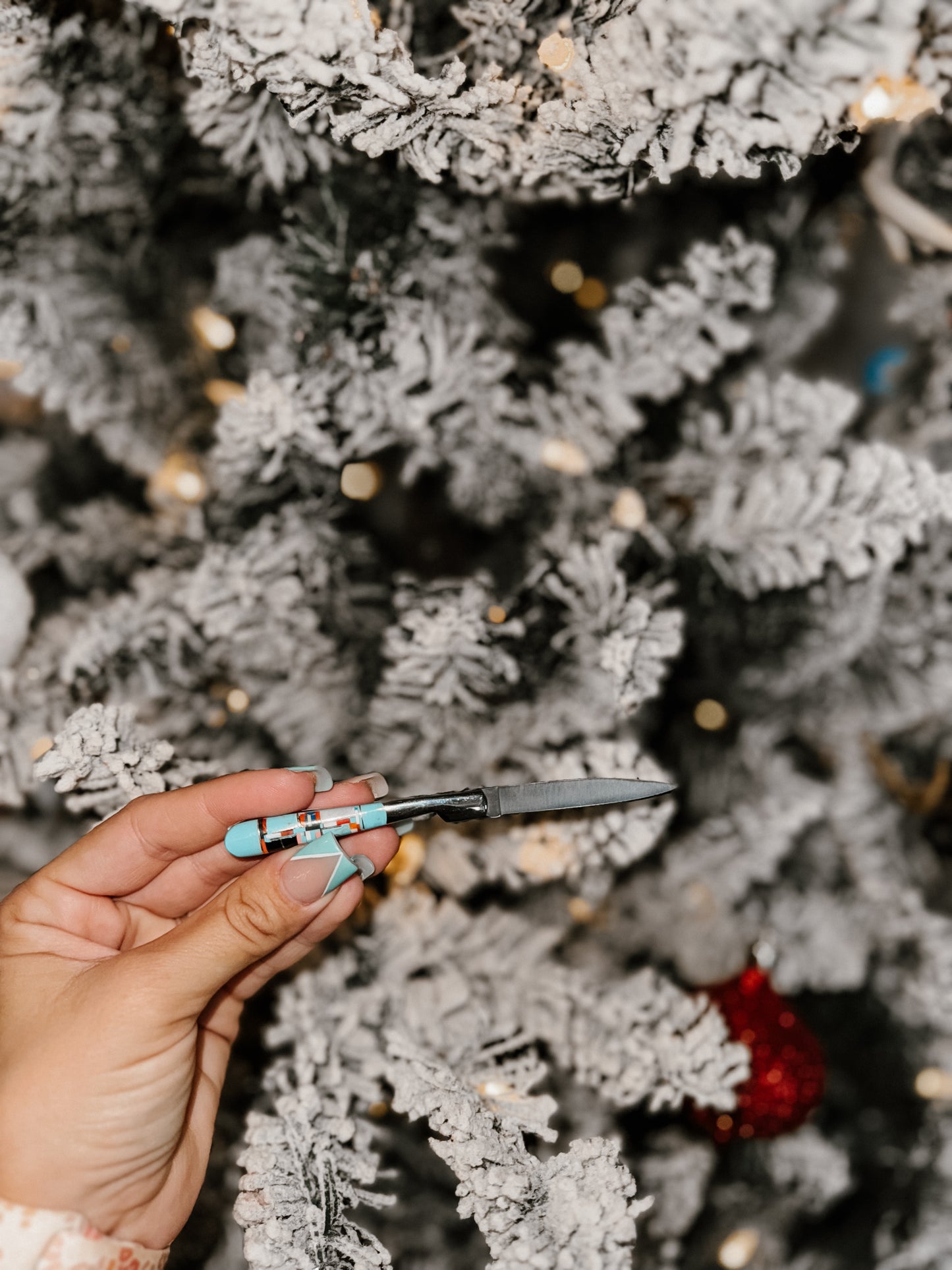 Mini Turquoise Knife [Single Blade]