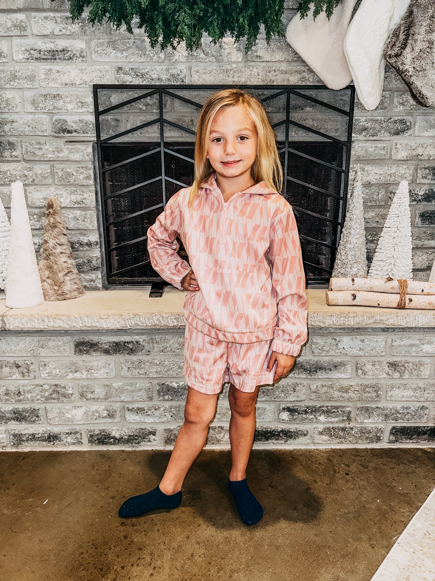 Kamryn Kids Toddler 2 Piece Hoodie Set [Pink]