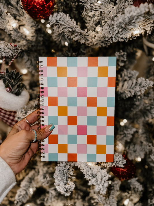 Cutesy Notebook [Multi Checkered]