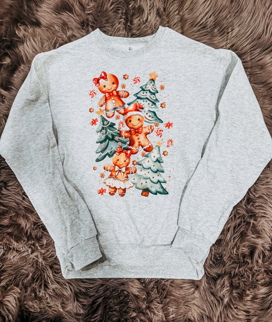 Trees Gingerbread Sweatshirt