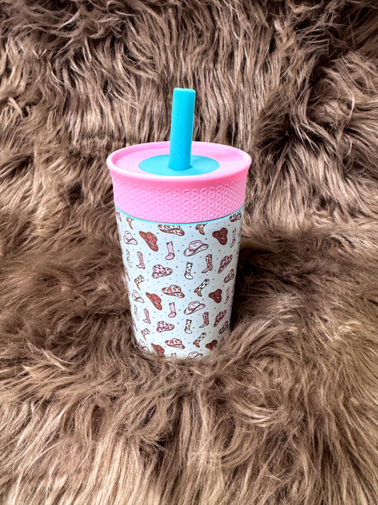 Cowkid Tumbler [Cowgirl Boots]