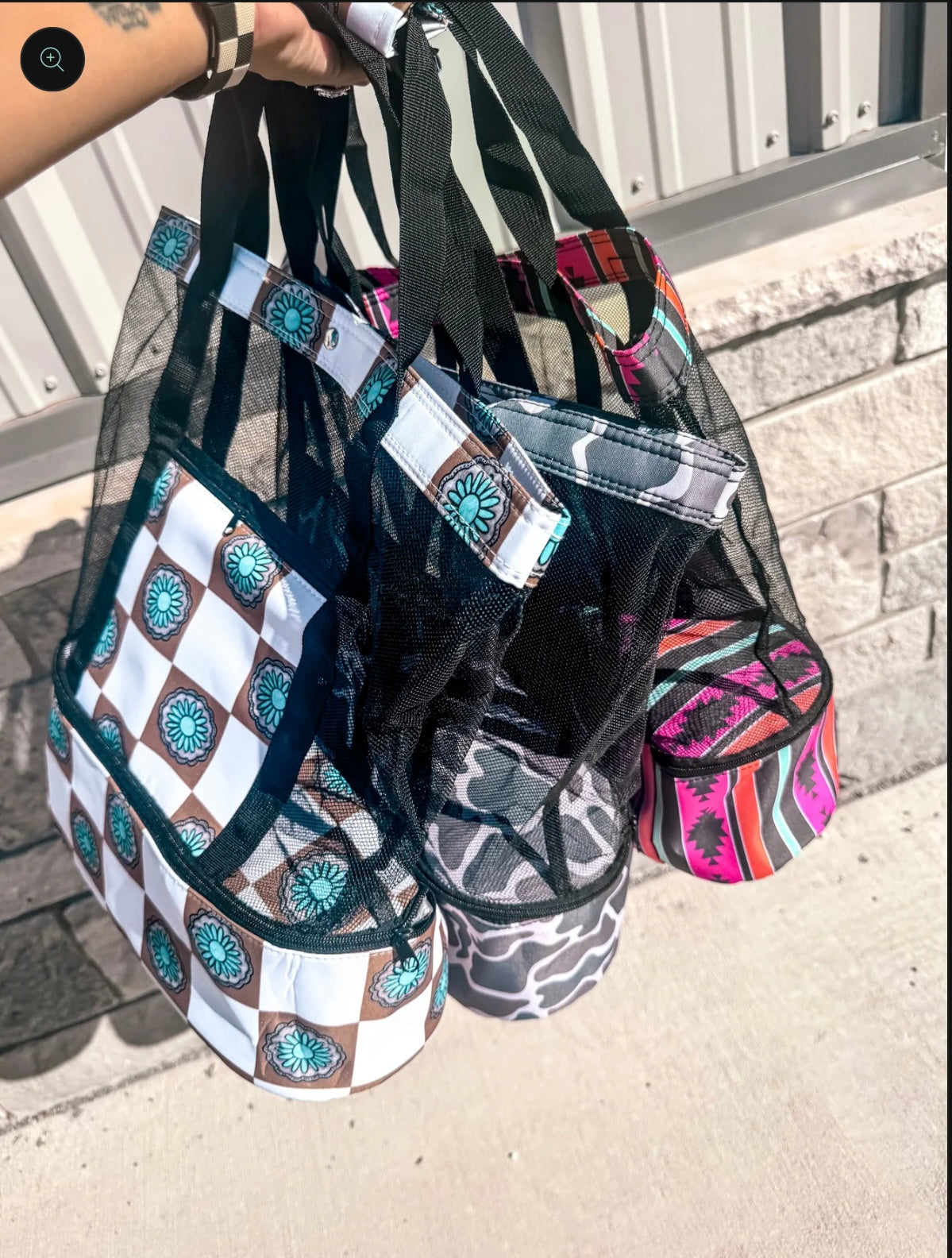 Mesh Carry It All Bag [W/ Insulated cooler storage]