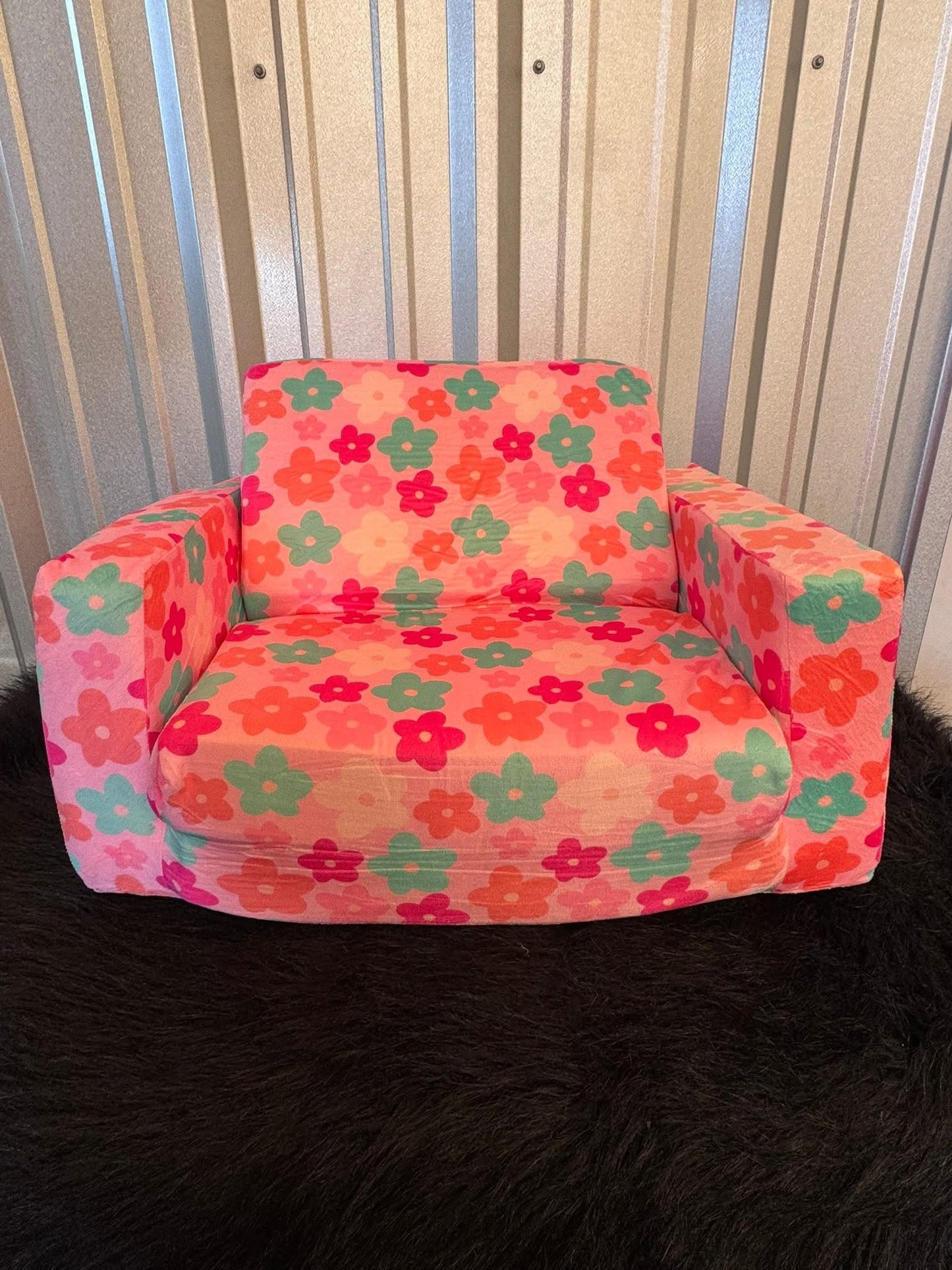Kids Floral Cozy Couch