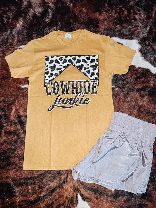 Cowhide Junkie Tee